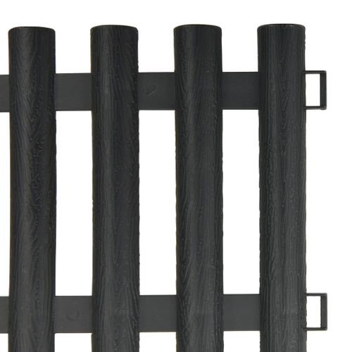 Bordures De Pelouse 17 Pièces Anthracite 10 M Pp