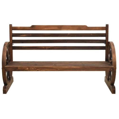 Banc De Jardin 112 Cm Bois De Sapin Massif