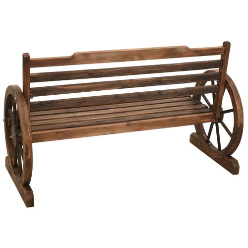 Banc De Jardin 112 Cm Bois De Sapin Massif