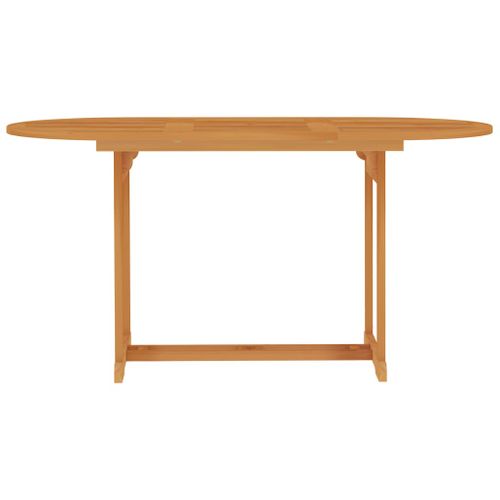 Table De Jardin 150x90x75 Cm Bois De Teck Massif