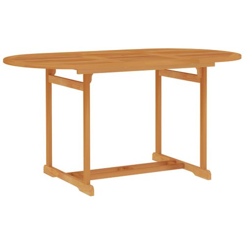 Table De Jardin 150x90x75 Cm Bois De Teck Massif