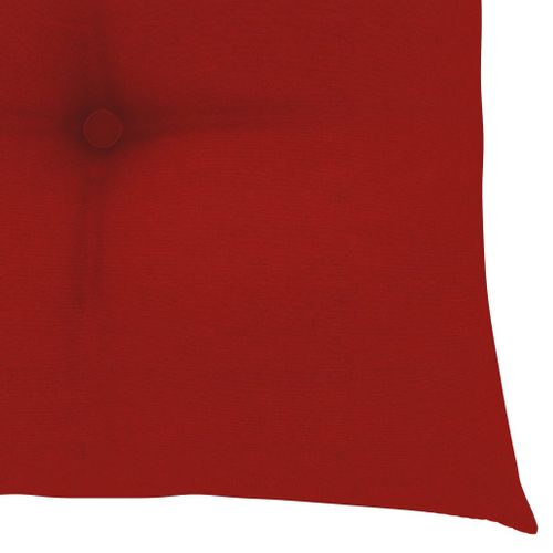 Coussins De Chaise 4 PCs Rouge 50x50x7 Cm Tissu Oxford