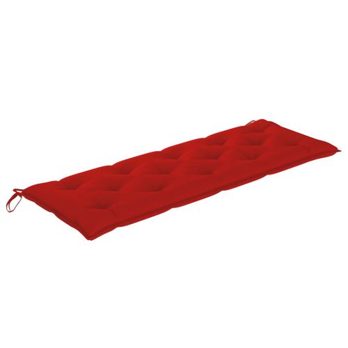 Coussin De Banc De Jardin Rouge 150 Cm Tissu Oxford