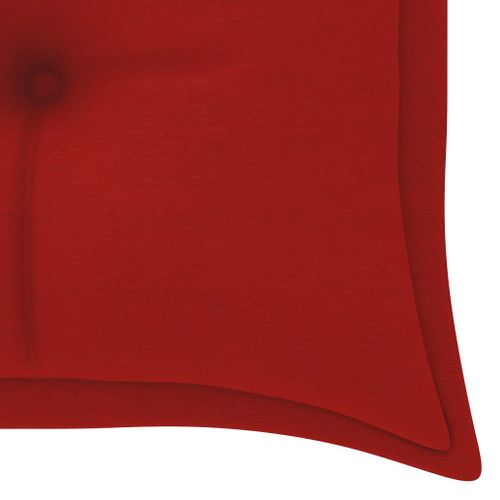 Coussin De Banc De Jardin Rouge 150 Cm Tissu Oxford