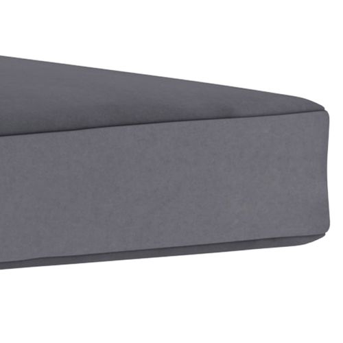 Coussin De Palette Anthracite 60x60x6 Cm Tissu Oxford