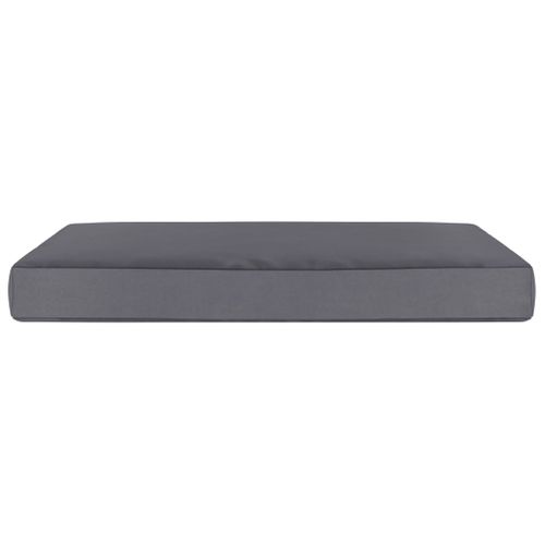 Coussin De Palette Anthracite 60x60x6 Cm Tissu Oxford