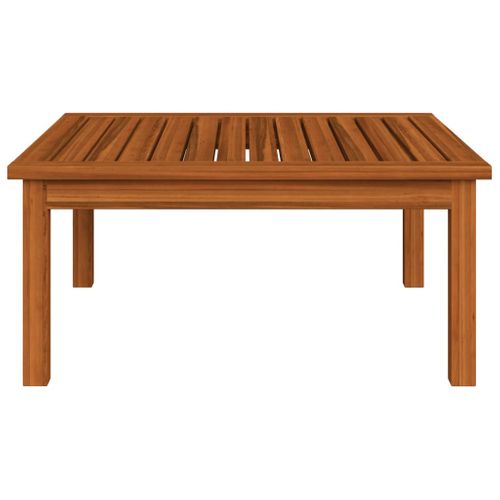 Table basse De Jardin 63x63x30 Cm Bois Solide D'acacia