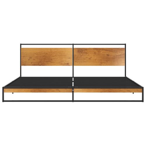 Cadre De Lit Sans Matelas Métal 200x200 Cm