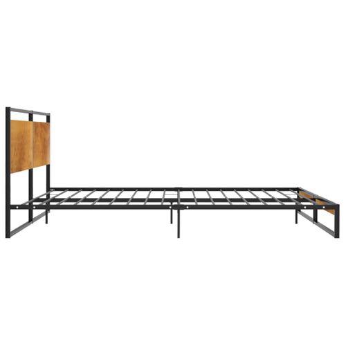 Cadre De Lit Sans Matelas Métal 200x200 Cm