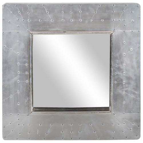 Miroir De Style Aviation 50x50 Cm Métal