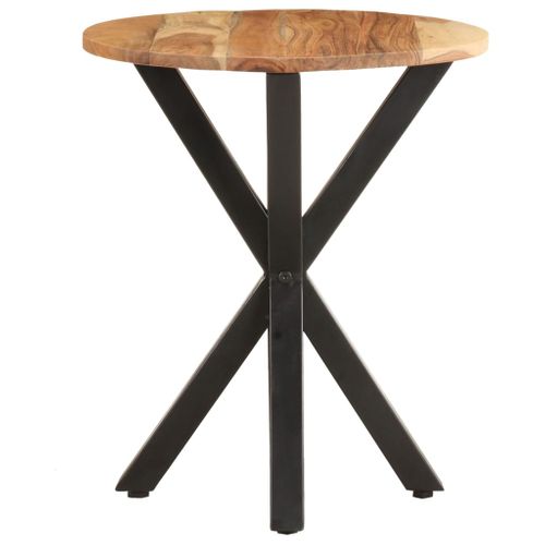 Table D'appoint 48x48x56 Cm Bois D'acacia Massif