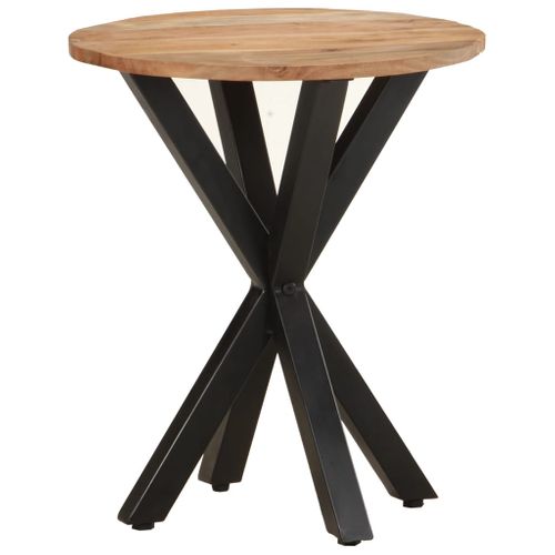 Table D'appoint 48x48x56 Cm Bois D'acacia Massif