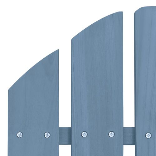 Chaise De Jardin Adirondack Bois De Sapin Massif Bleu