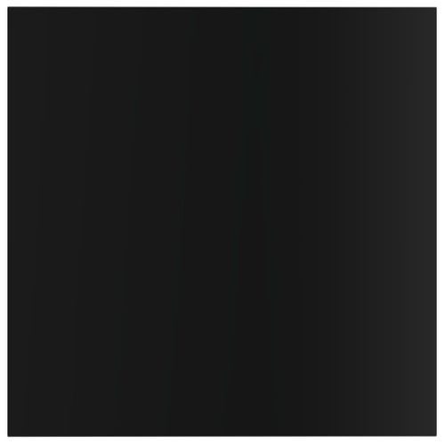 Panneaux Bibliothèque 8pcs Noir Brillant 40x40x1,5cm Aggloméré