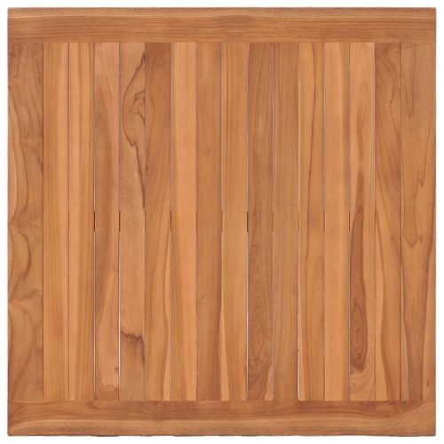 Table Batavia 85x85x75 Cm Bois De Teck Massif