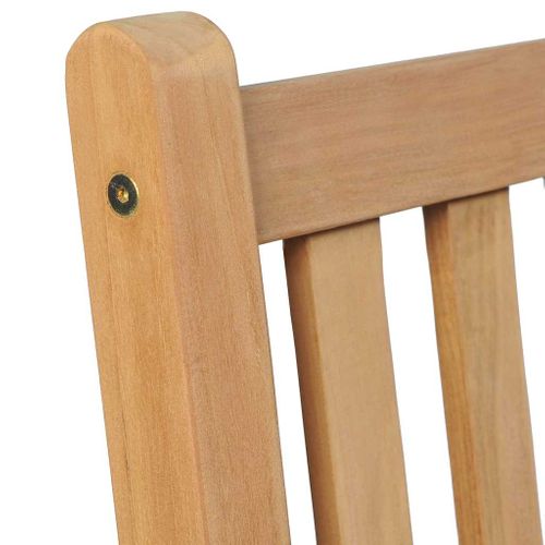 Chaises De Jardin Lot De 2 Et Coussins Beige Bois Teck Massif