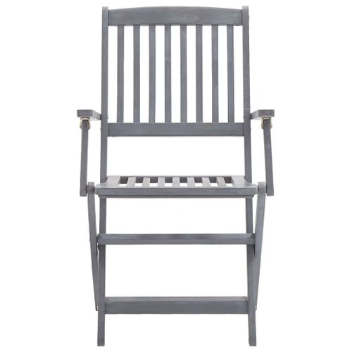 Chaises Pliables D'extérieur 6 PCs Avec Coussins Bois D'acacia