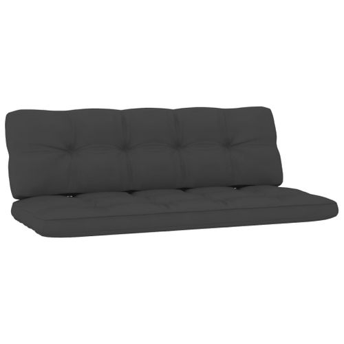 Salon De Jardin 2 PCs Avec Coussins Bois De Pin Imprégné