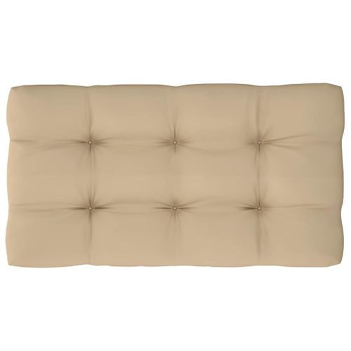 Canapé Central Palette De Jardin Gris Bois De Pin Imprégné