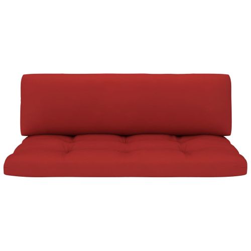 Canapé Central Palette De Jardin Marron Miel Bois Pin Imprégné