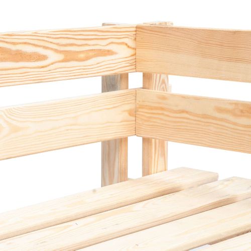 Canapé D'angle Palette De Jardin Bois De Pin Imprégné