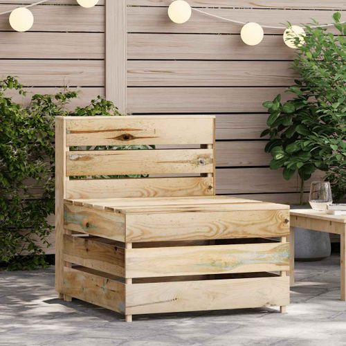 Canapé Palette De Milieu De Jardin Bois De Pin Imprégné