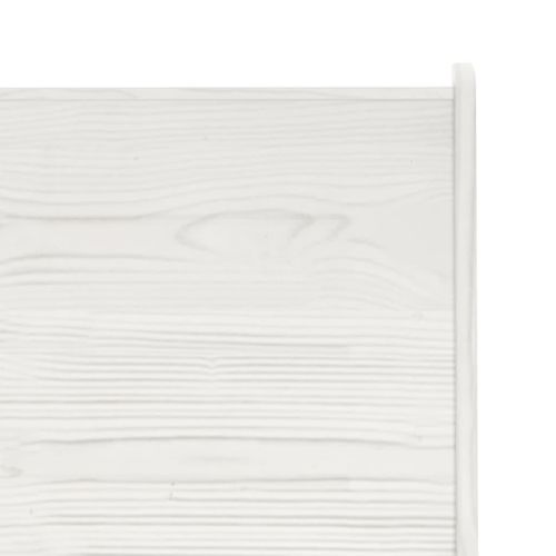 Banc D'angle Reine 151 Cm Blanc Bois De Pin Solide