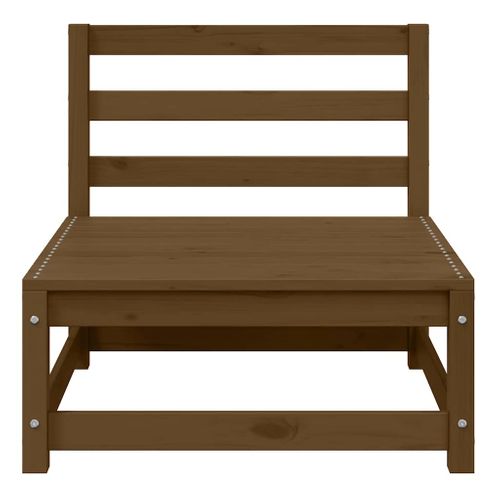 Canapés Centraux De Jardin Avec Coussins Crème 2 Pièces