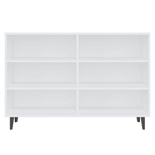 Buffet Blanc 103,5x35x70 Cm Bois Contreplaqué