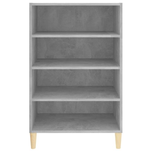 Buffet Gris Béton 57x35x90 Cm Aggloméré