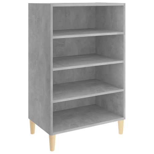 Buffet Gris Béton 57x35x90 Cm Aggloméré