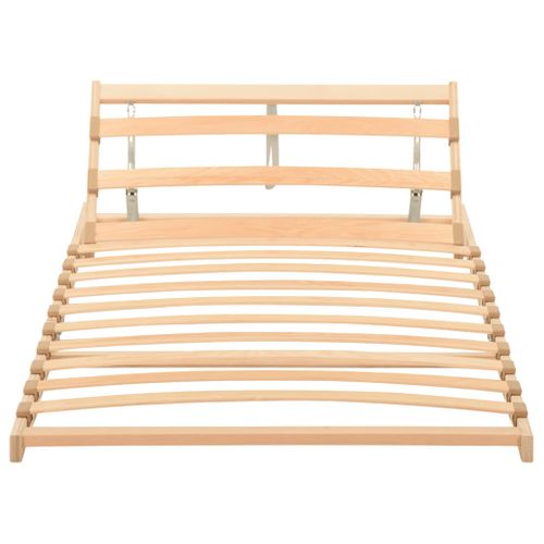 Sommier à Lattes 13 Lattes Tête De Lit Réglable 80x200 Cm