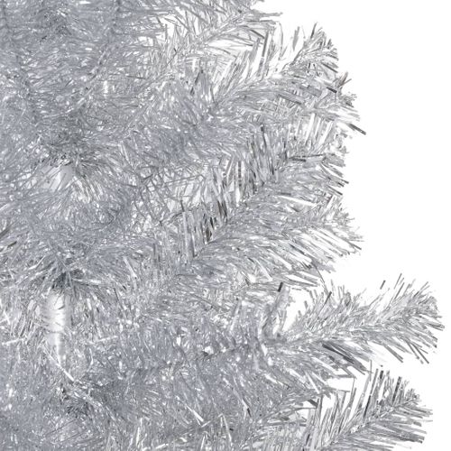 Sapin De Noël Artificiel Avec Support Argenté 120 Cm Pet
