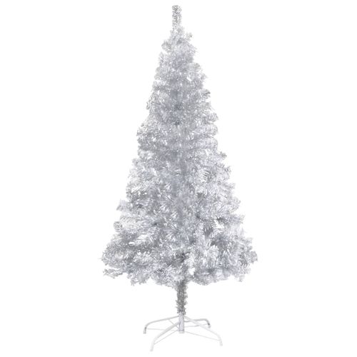 Sapin De Noël Artificiel Avec Support Argenté 120 Cm Pet