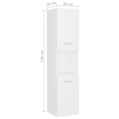 Ensemble De Meubles De Salle De Bain Blanc Aggloméré