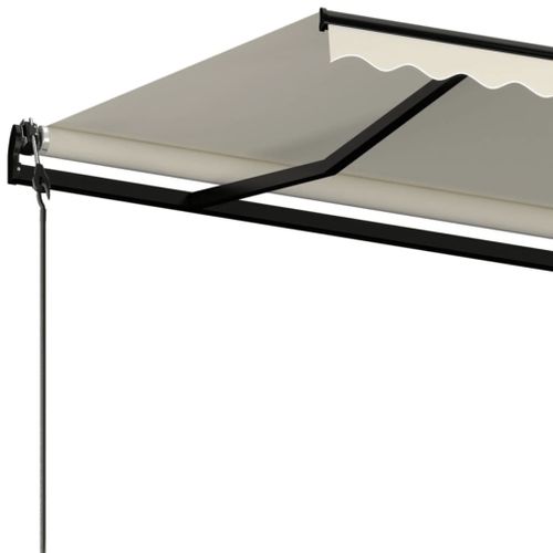 Auvent Rétractable Automatique 600x350 Cm Crème