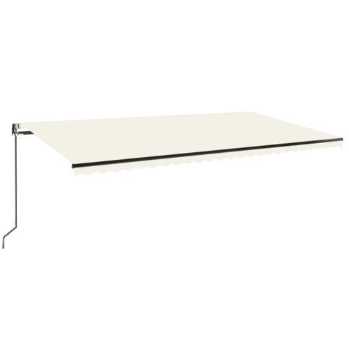 Auvent Rétractable Automatique 600x350 Cm Crème