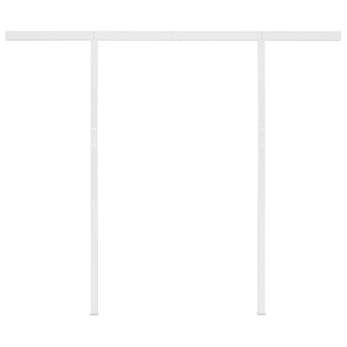 Auvent Automatique Avec Capteur De Vent LED 3,5x2,5m Anthracite