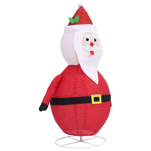 Décoration De Noël Figurine Père Noël LED Tissu De Luxe 60 Cm