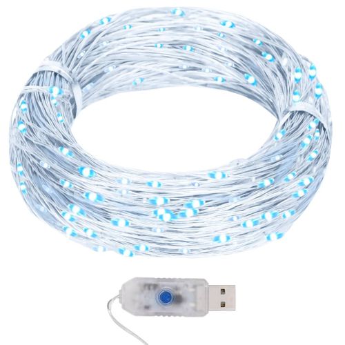 Guirlande Lumineuse Micro LED 40m 400led Blanc Froid 8fonctions
