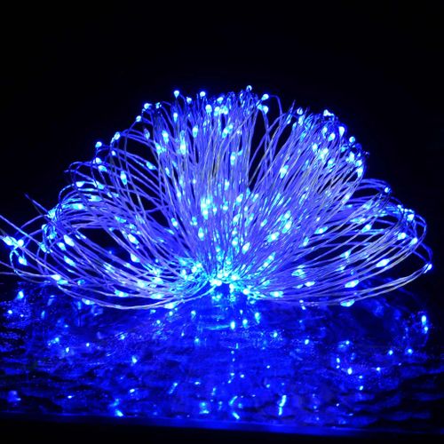 Guirlande Lumineuse Micro LED 40m 400 LED Bleu 8 Fonctions