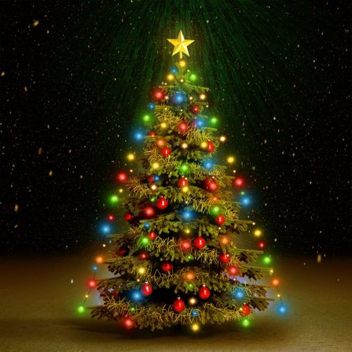 Guirlande Lumineuse D'arbre De Noël 150 LED Colorées 150 Cm