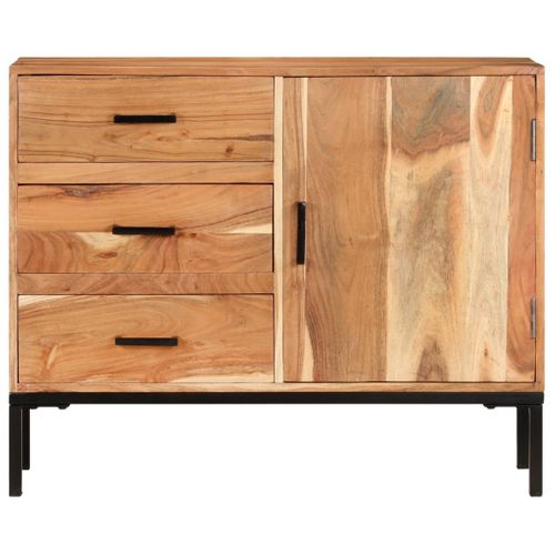 Buffet 88x30x73 Cm Bois D'acacia Massif
