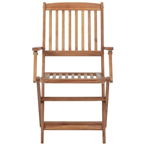 Chaises Pliables De Jardin Lot De 6 Avec Coussins Bois D'acacia