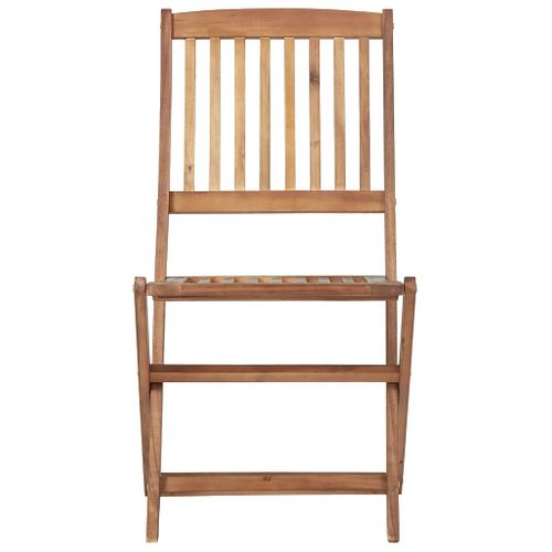 Chaises Pliables De Jardin Lot De 6 Avec Coussins Bois D'acacia