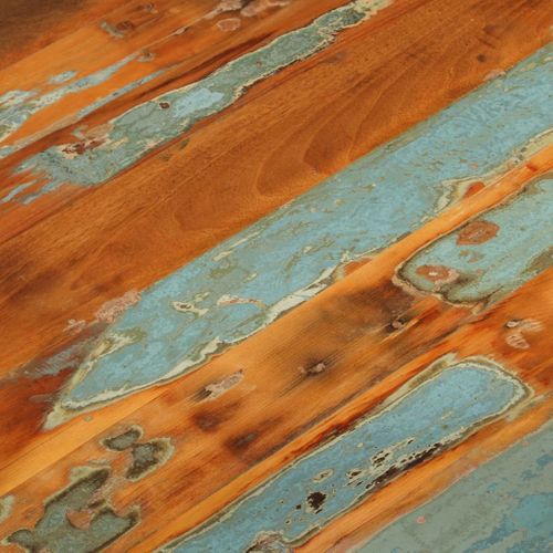 Table Basse 68x68x35 Cm Bois De Récupération Massif