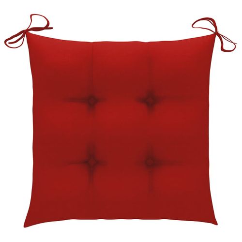 Chaises De Jardin Avec Coussins Lot De 8 Bois D'acacia Solide