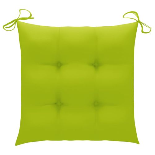 Chaises De Jardin Avec Coussins 8 PCs Bois D'acacia Solide