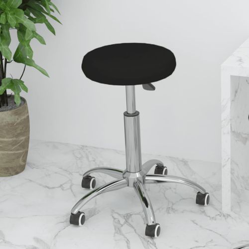 Chaise Pivotante De Bureau Noir Simili