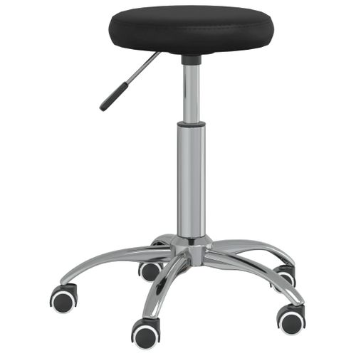 Chaise Pivotante De Bureau Noir Simili